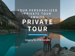 Are you planning private travel?